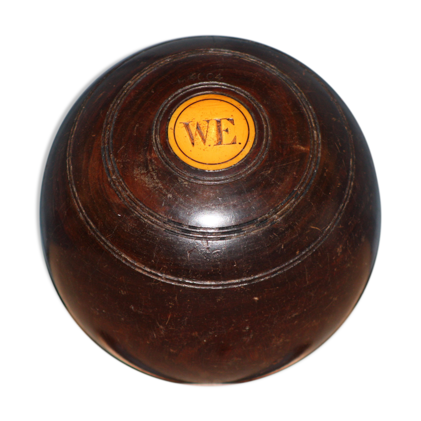 Boulingrin ball in Gaïac wood of 1,3kg