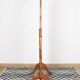 Large psychic mirror on legs with pivoting oval frame.
