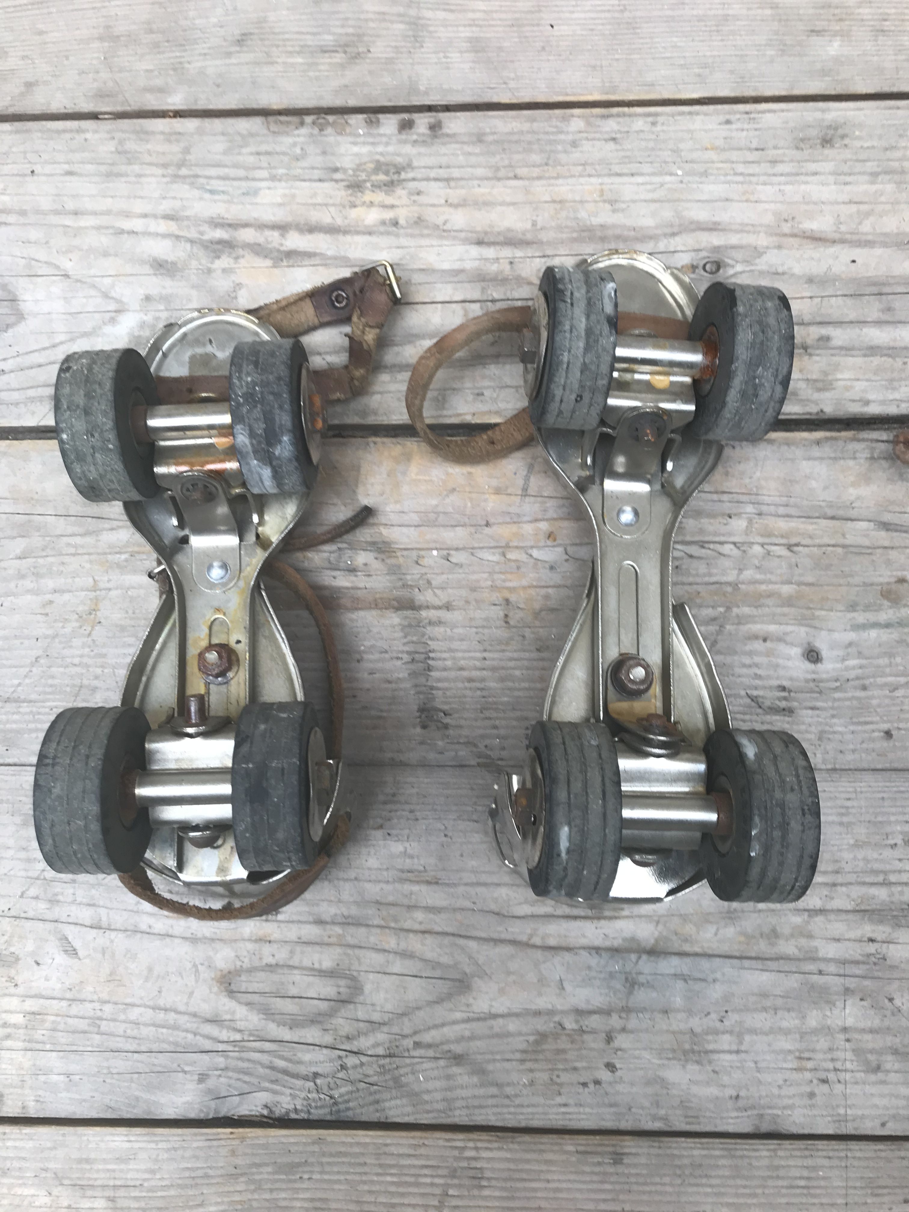 Old pair of roller skates