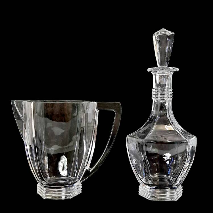 Dior bottle and carafe, 80s, 90