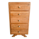 Chiffonnier en chêne à 5 tiroirs