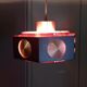 Vintage Space Age copper ceiling lamp by Birger Hammerstad