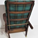 English Green Morris Chair - Arts and Crafts