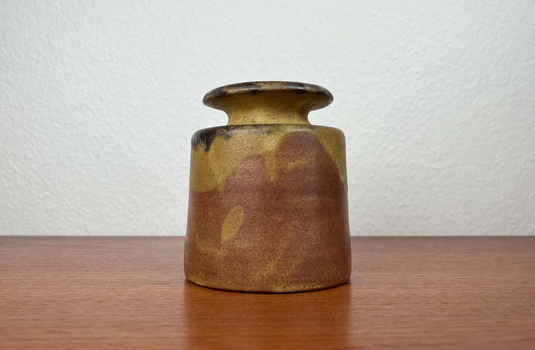 Mid-Century Modern German Studio Pottery Vase by Luise Duncker, 1960s