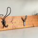 Vintage School Coat Rack in Wood and Steel