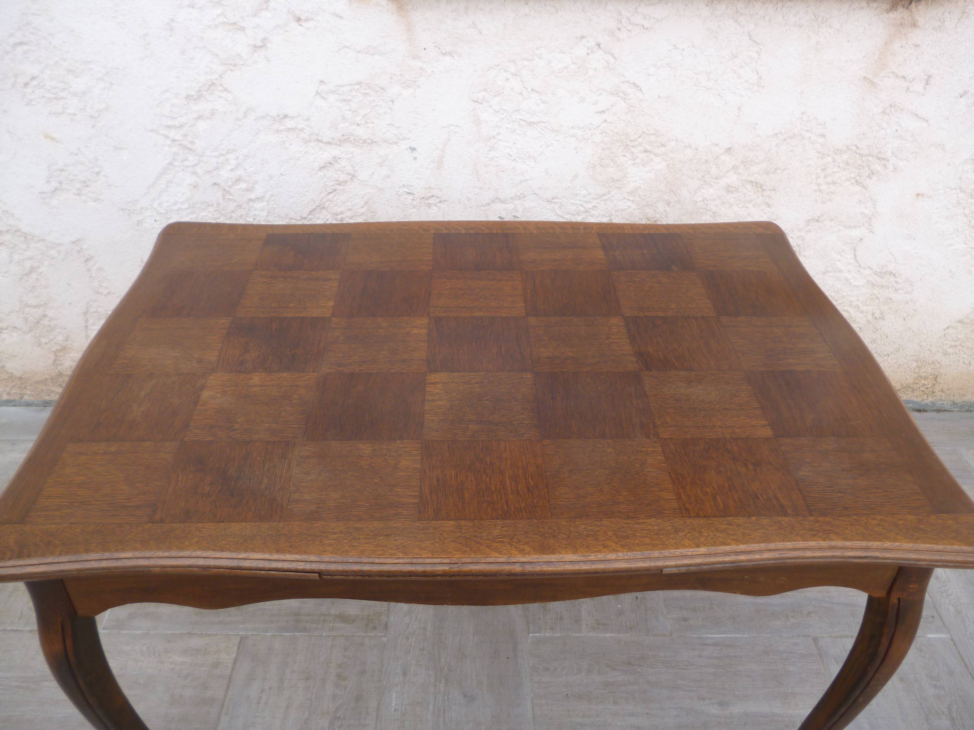 Table ancienne chêne avec rallonges