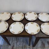 8 flat plates Badonviller Madeleine