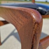 Set of 3 Scandinavian teak chairs