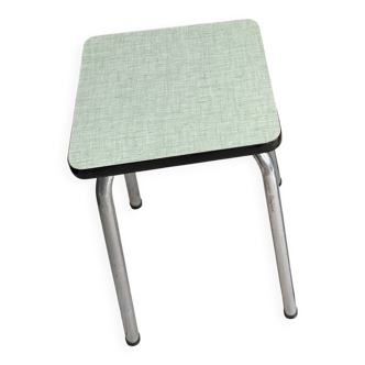 Vintage green Formica stool