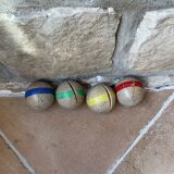 Complete and vintage croquet game