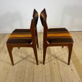 Set of 6 vintage chairs attributed to Erik Buch – Denmark, 1960s