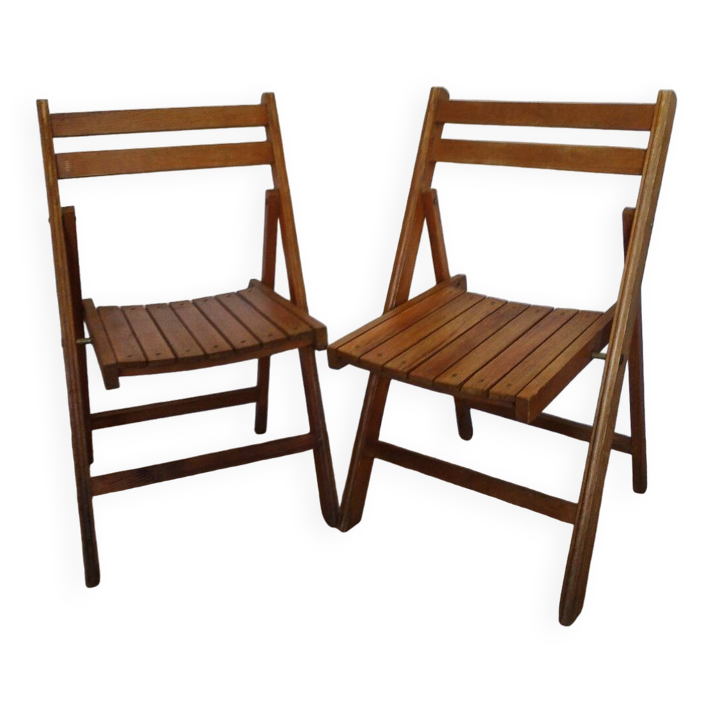 Chaises Pliantes Vintage Ford Bronco Camping - Lot De 2 Avec Sac - Occasion Fonctionnel