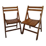 Vintage folding chairs