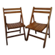 Vintage folding chairs