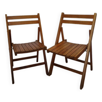 Chaises pliantes vintage