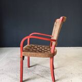 Vintage Mediterranean Rope Armchair, France, 1930s