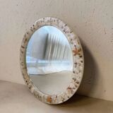 Vintage shell mirror handmade from the 70s.
