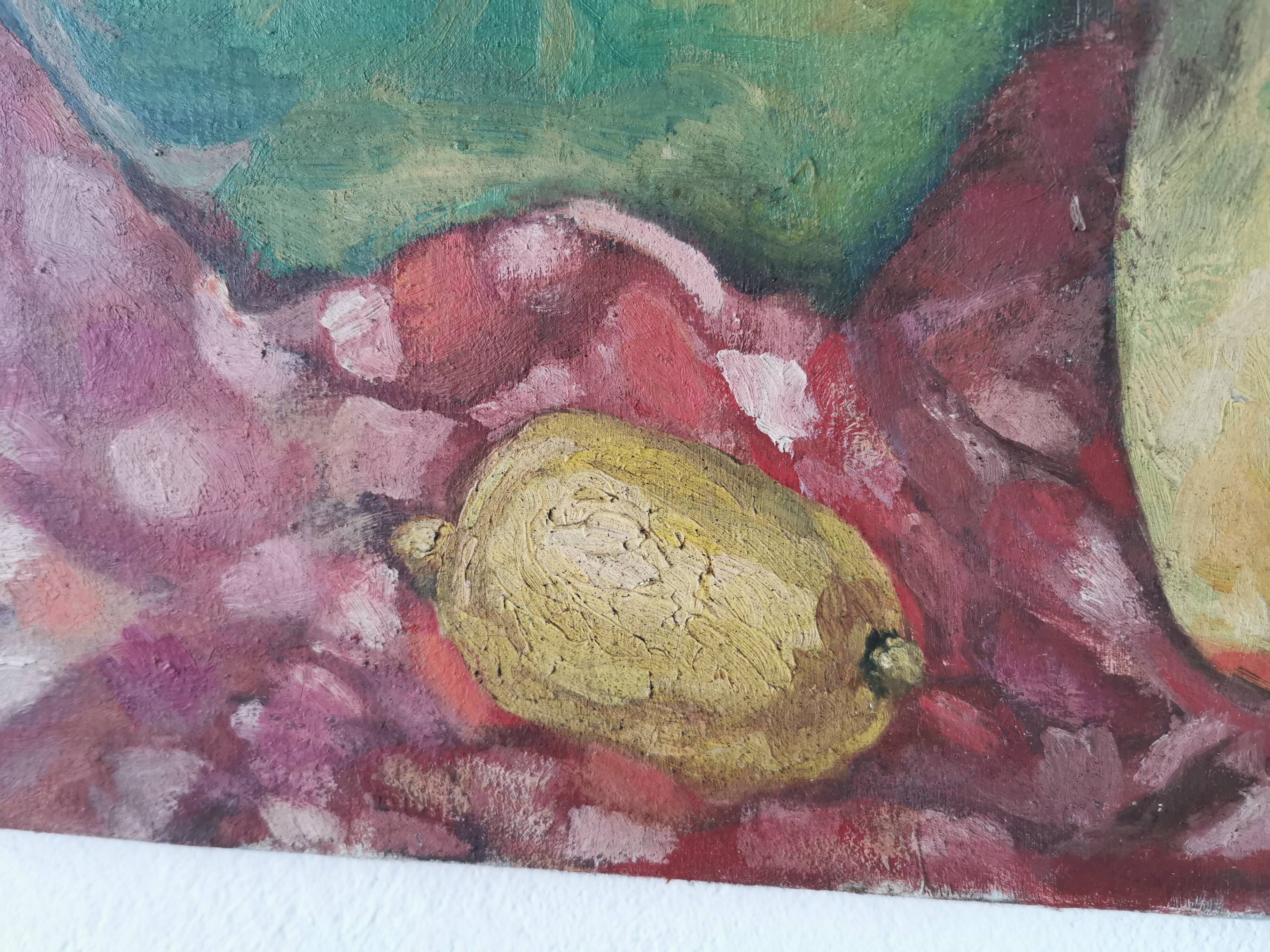 Set of 3 old still life paintings