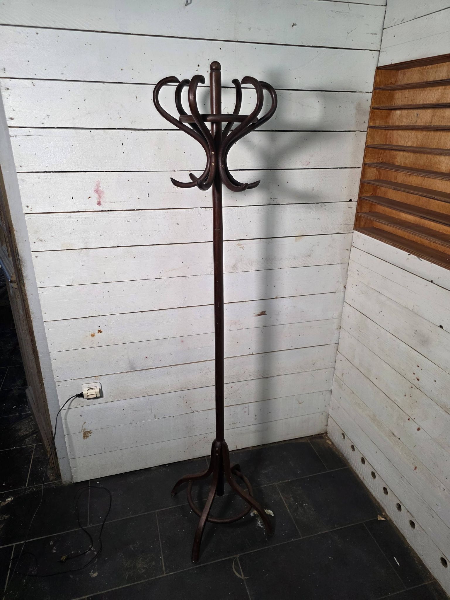 Perroquet en bois courbé ancien 