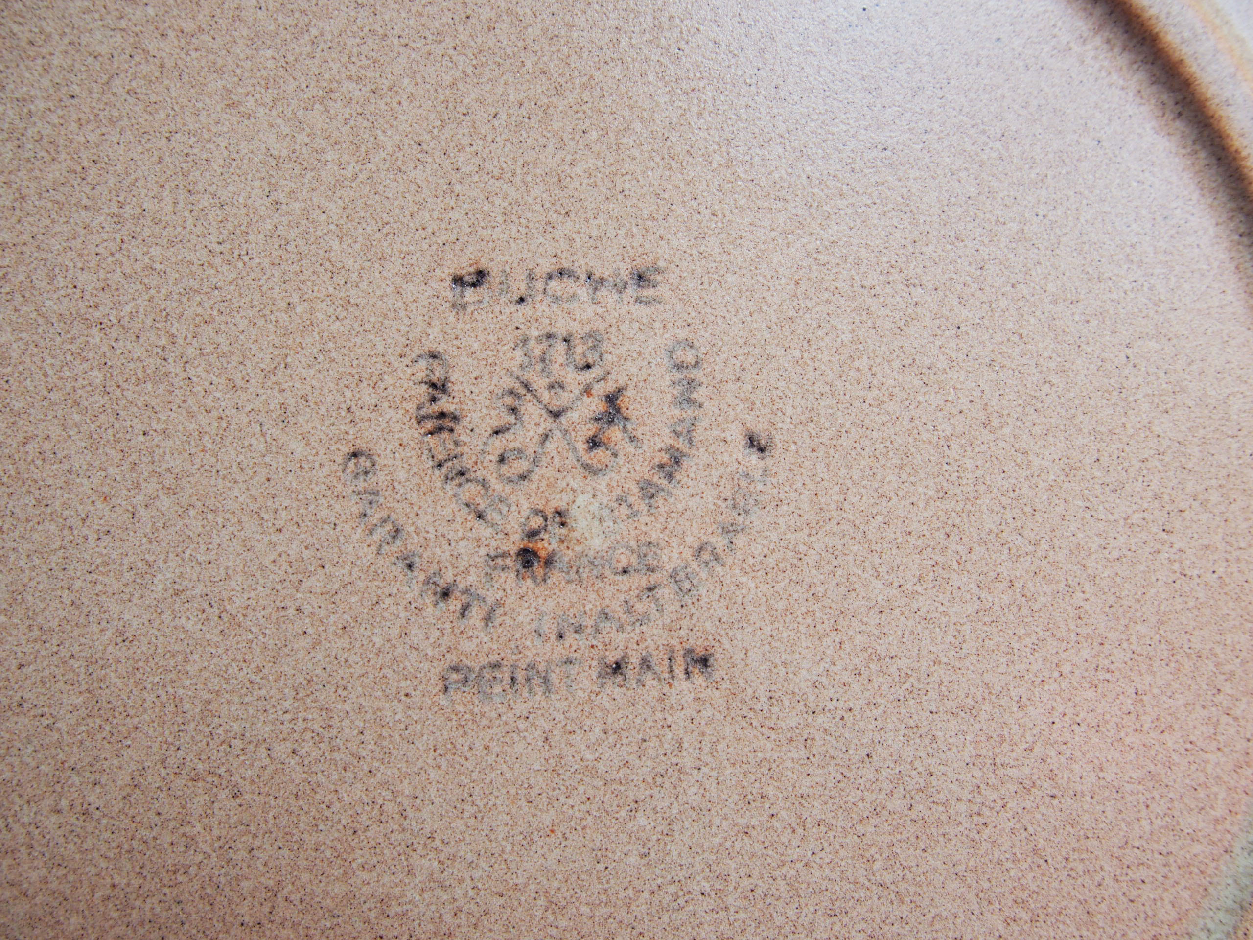 4 plates flat St Amand in sandstone