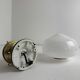 Pair of vintage opaline wall lights