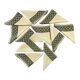 10 serviettes de table vintage 1970