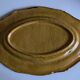 Glazed earthenware country dish with fluting, Provence 1950.