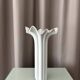 Vintage Hutschenreuther White Porcelain Sculptural Vase, Germany, 1970s