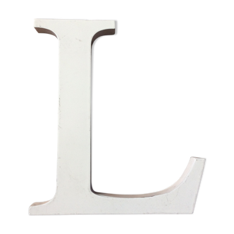 Brass sign letter