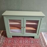 Large old glazed buffet