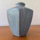 Sky blue ceramic Art Deco vase