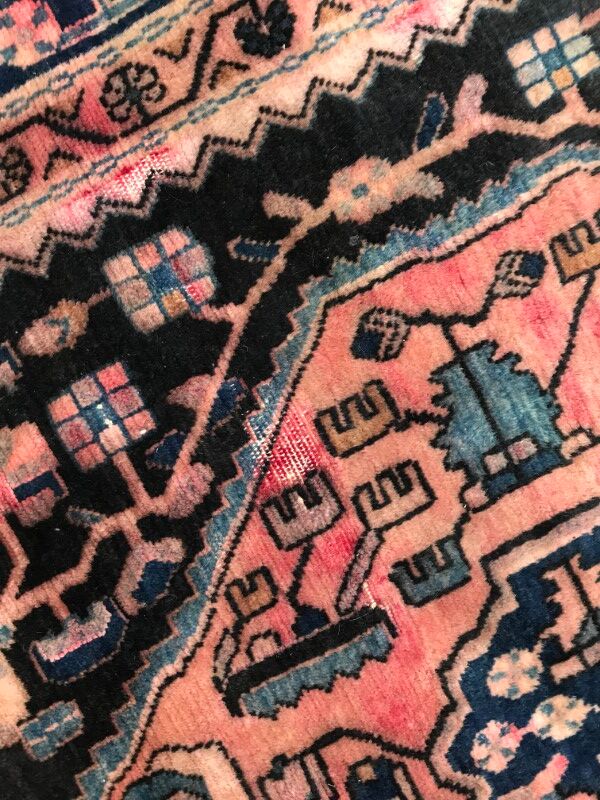 Carpet vintage Persian Hamadan done hand 155 X 262 CM