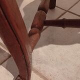 Fauteuil paillé ancien