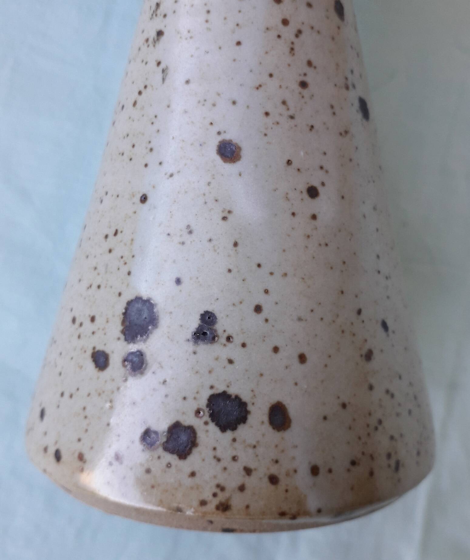 Pyrite stone candlestick