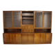 Cabinet d'exposition en palissandre danois vintage des années 50 de Poul Hundevad.