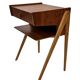Vintage Scandinavian teak side table/bedside table and 60's Design