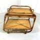 Rattan trolley with serving tray 1950’s