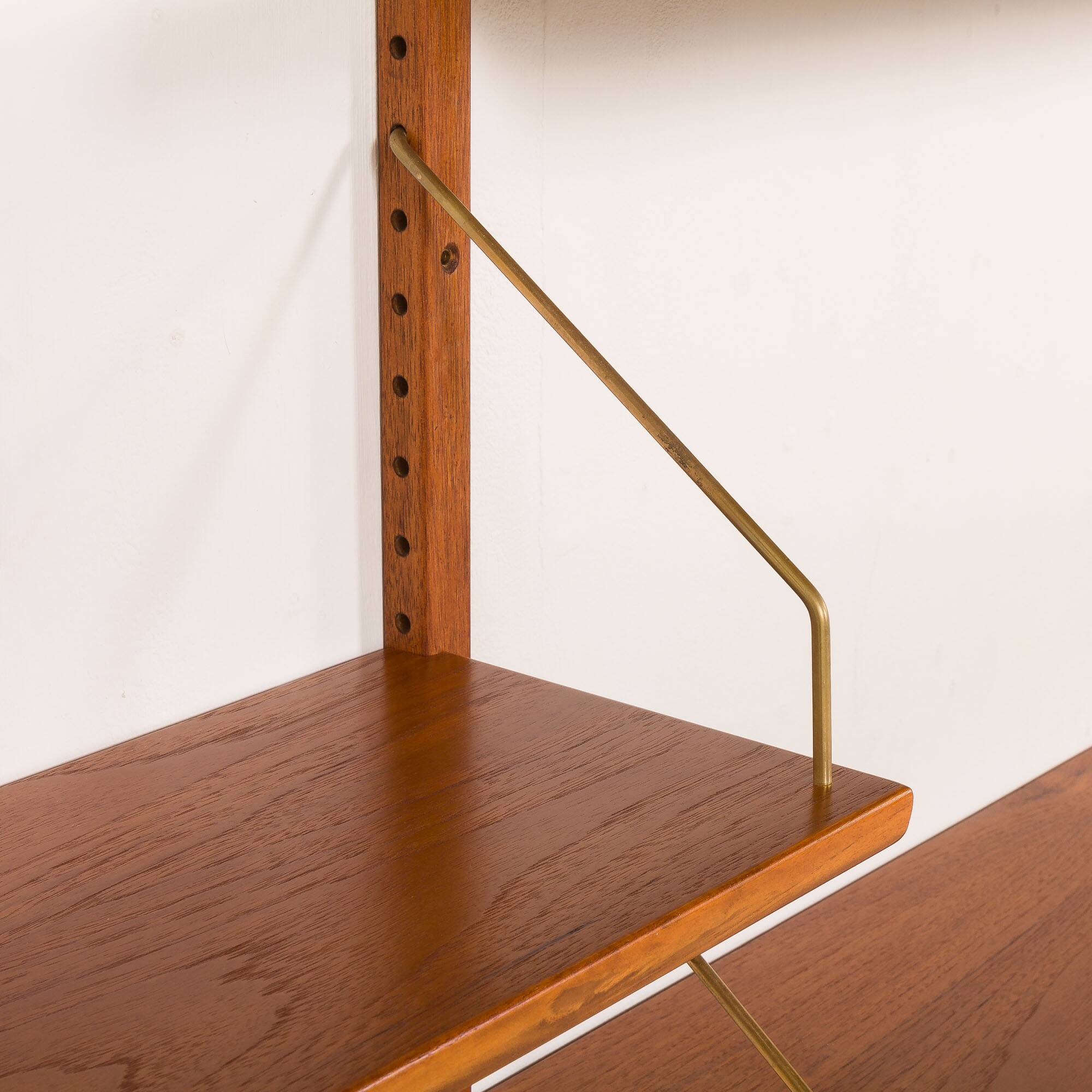 Hansen and Guldborg teak wall unit, HG furniture, 1960s