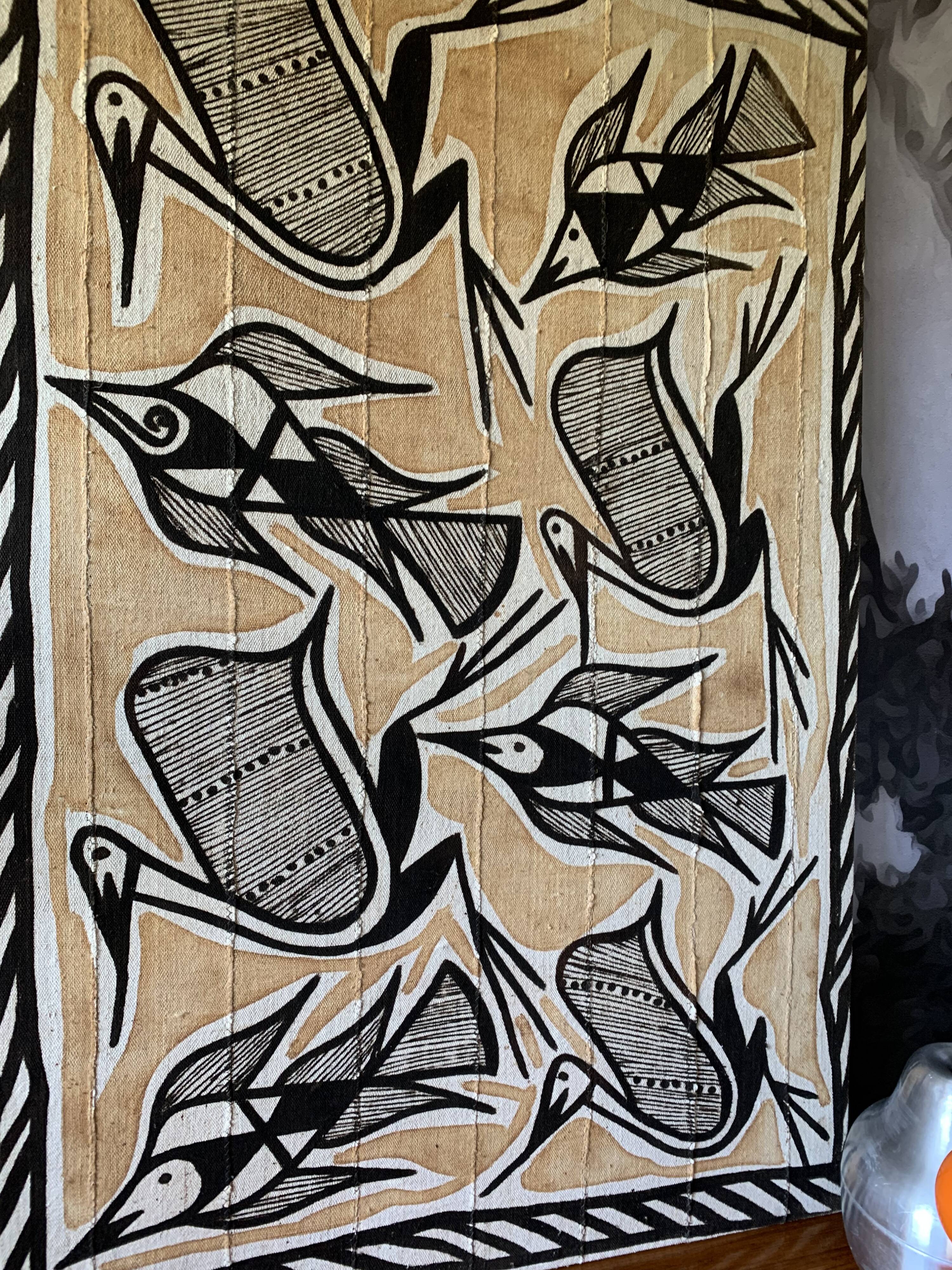 Large vintage khorogo canvas