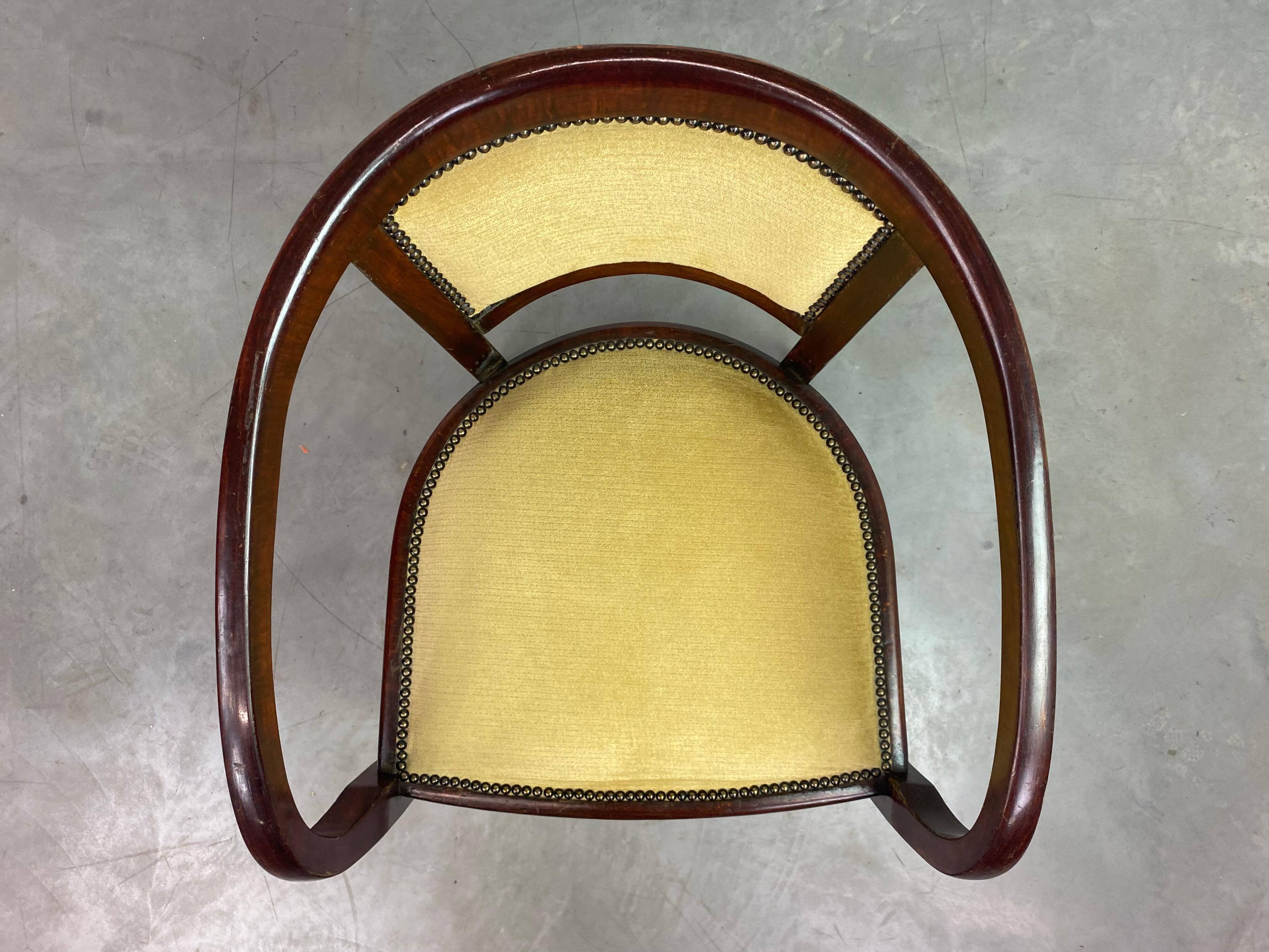 Fauteuils extrêmement rares no.6521 par Otto Wagner pour Thonet