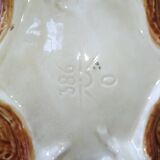 Pair of "Perdrix" Pot Covers Barbotine Onnaing
