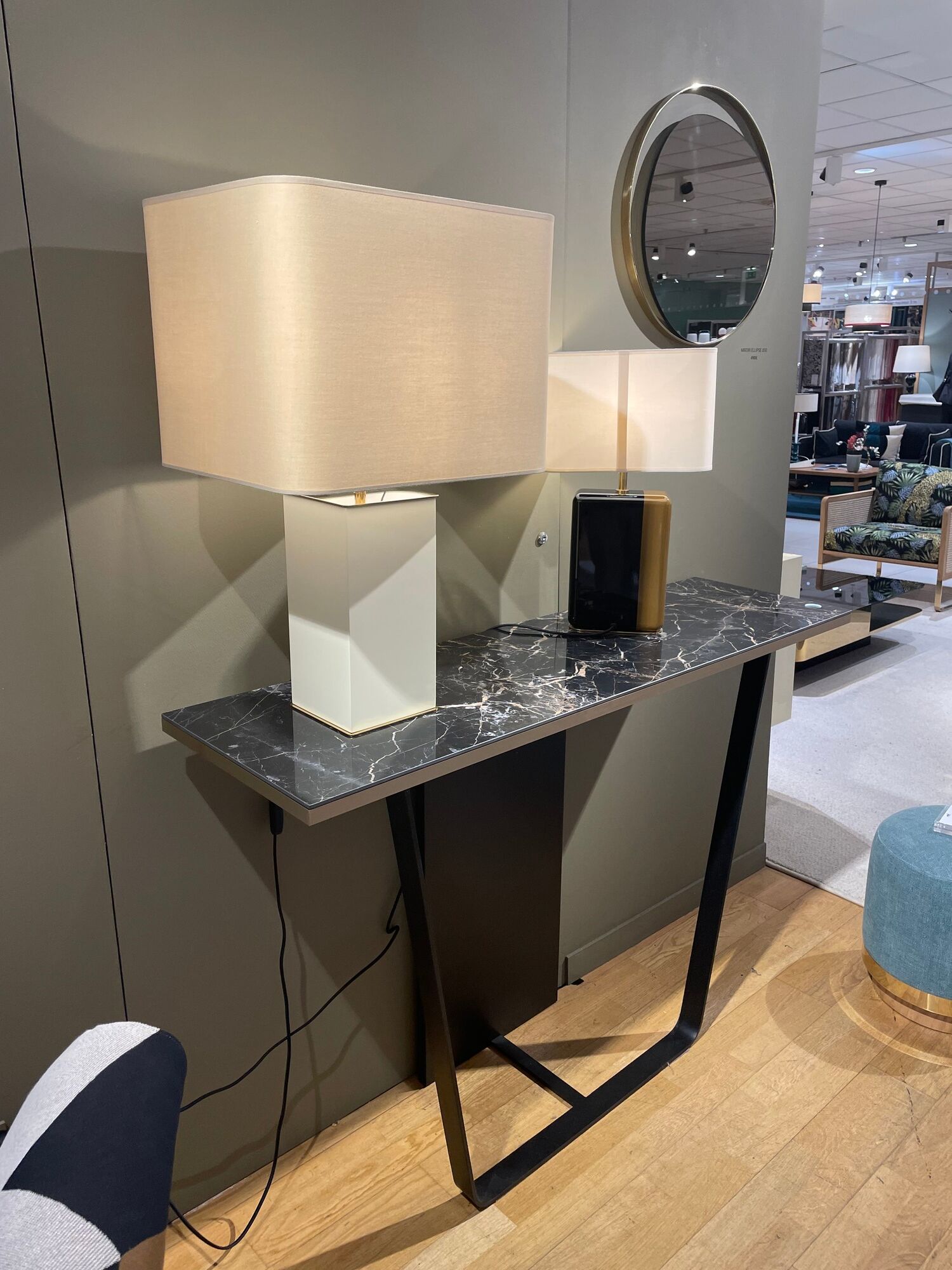 Lampe elysée ivoire