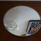 Round barber mirror 28.5 cm vintage 1960