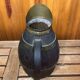 Old Wooden Pitcher + Vintage Brass Strapping