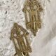 Brass coat hooks in the Napoleon III style.