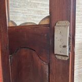 Antique Louis XVI style display cabinet in walnut