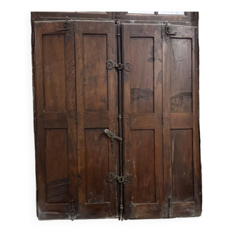 18th century oak shutters