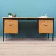 Ash desk, Danish design, 1980s, production: Labofa Møbler