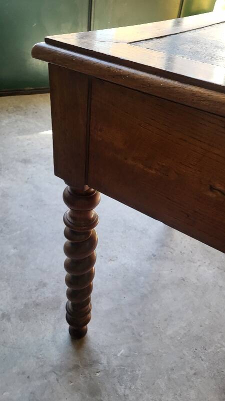 Desk with 3 drawers louis philippe from the 19th century