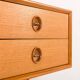 Fredrik A. Kayser teak free standing wall unit for Gustav Bahus, Norway 196
